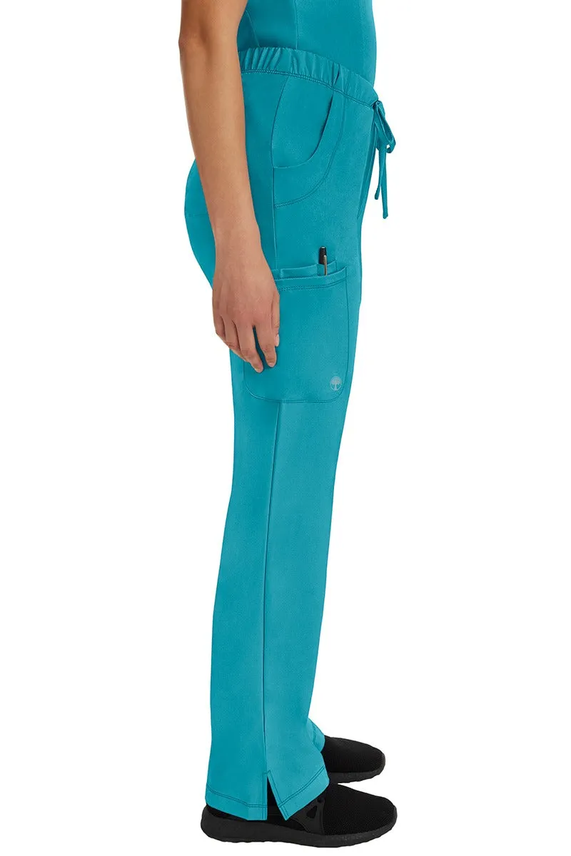 HH Works Women's Scrub Set Monica Top & Petite Rebecca Pant | Teal