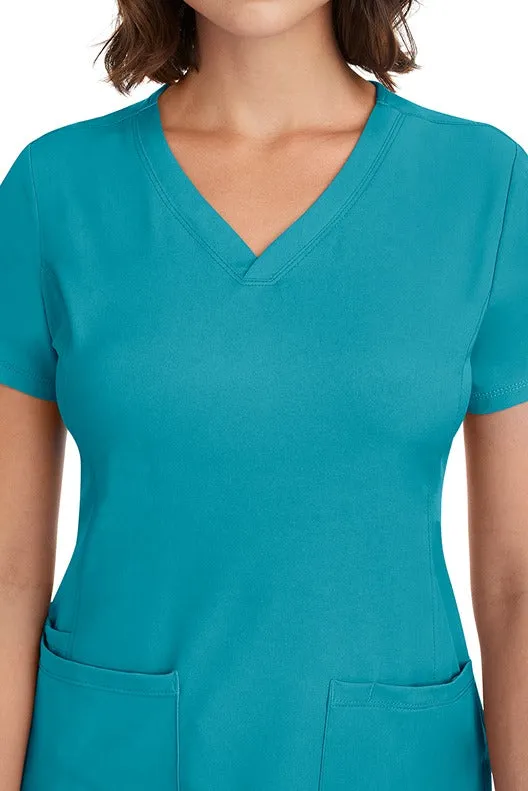 HH Works Women's Scrub Set Monica Top & Petite Rebecca Pant | Teal