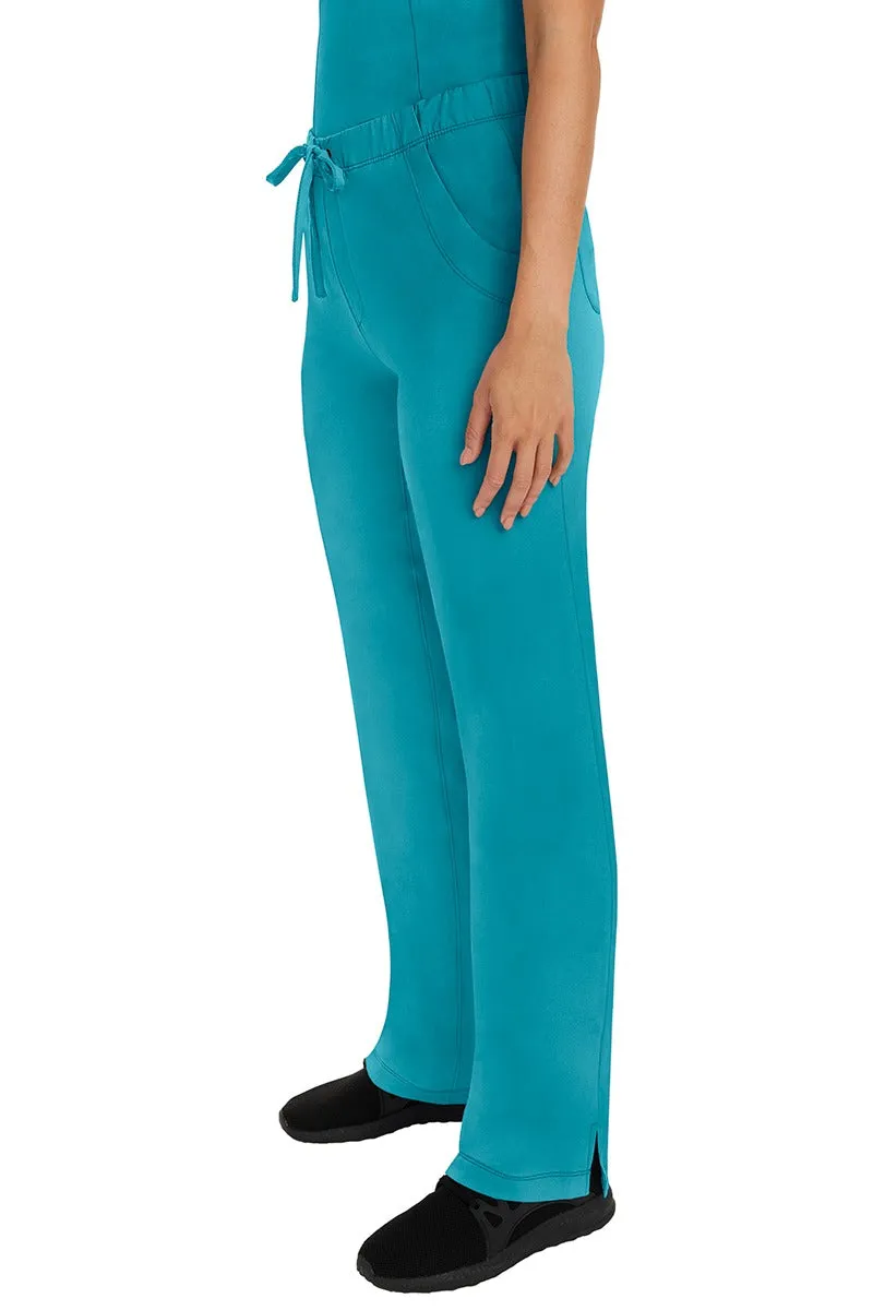 HH Works Women's Scrub Set Monica Top & Petite Rebecca Pant | Teal