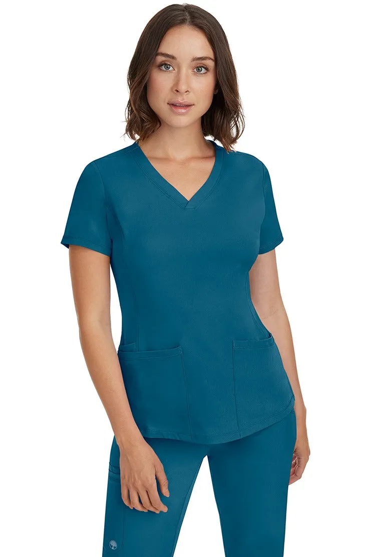 HH Works Women's Scrub Set Monica Top & Rebecca Pant | Caribbean