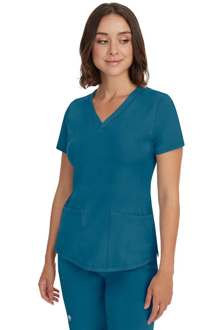 HH Works Women's Scrub Set Monica Top & Rebecca Pant | Caribbean