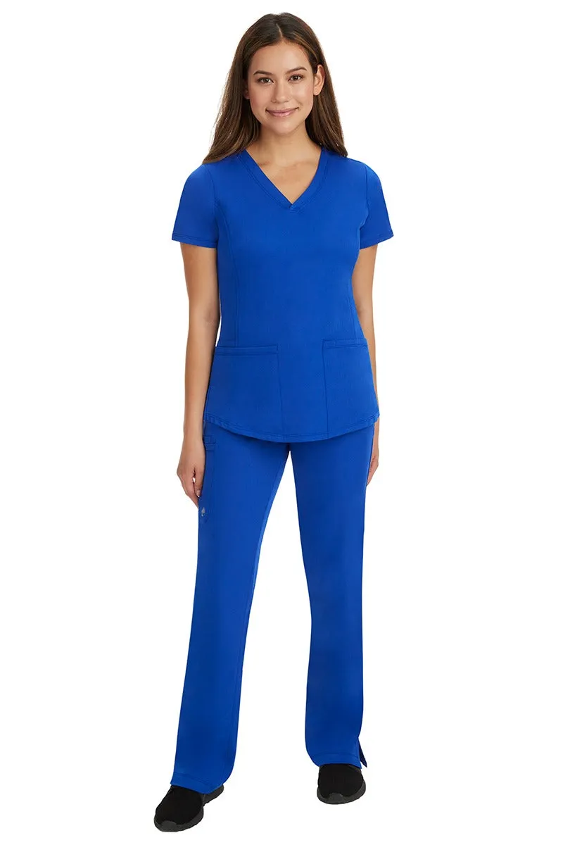 HH Works Women's Scrub Set Monica Top & Rebecca Pant | Galaxy Blue