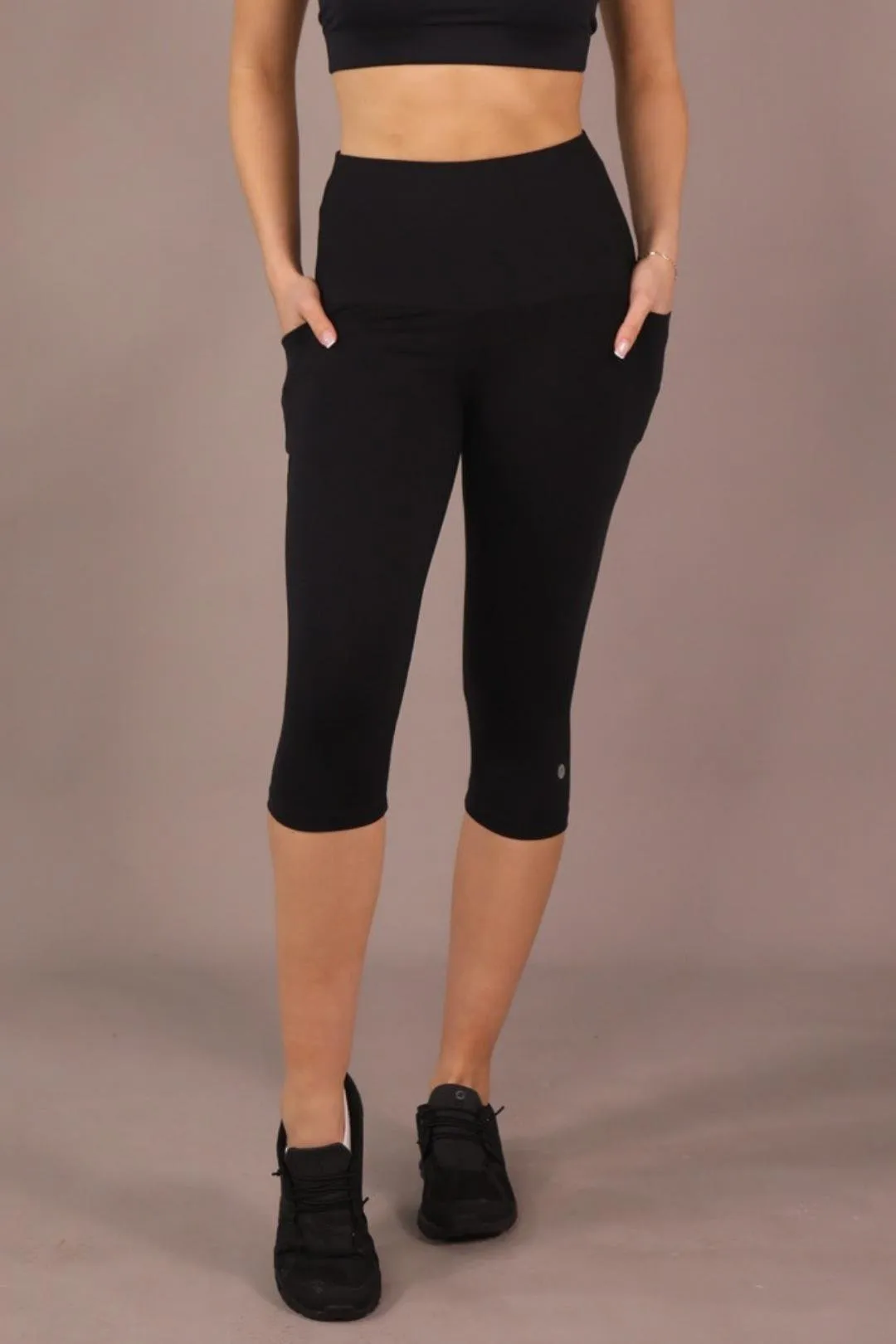 High Waist 5/8 - Black