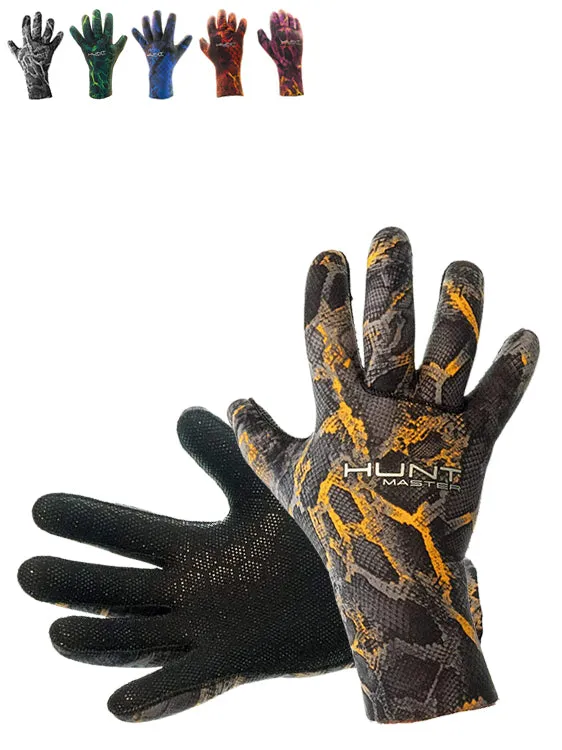 Huntmaster Burnum Neoprene 3.5mm Gloves Camo Series