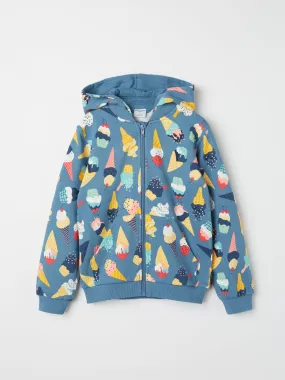 Ice cream Print Kids Hoodie