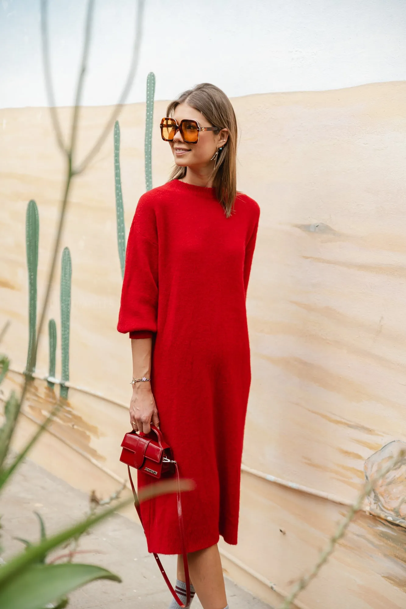 Lea dress red