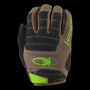 Lizard Skins Cycling Unisex Adult Lizard Skins Cycling Gloves Monitor AM - Olive/Jet Black - L Olive/Jet Black