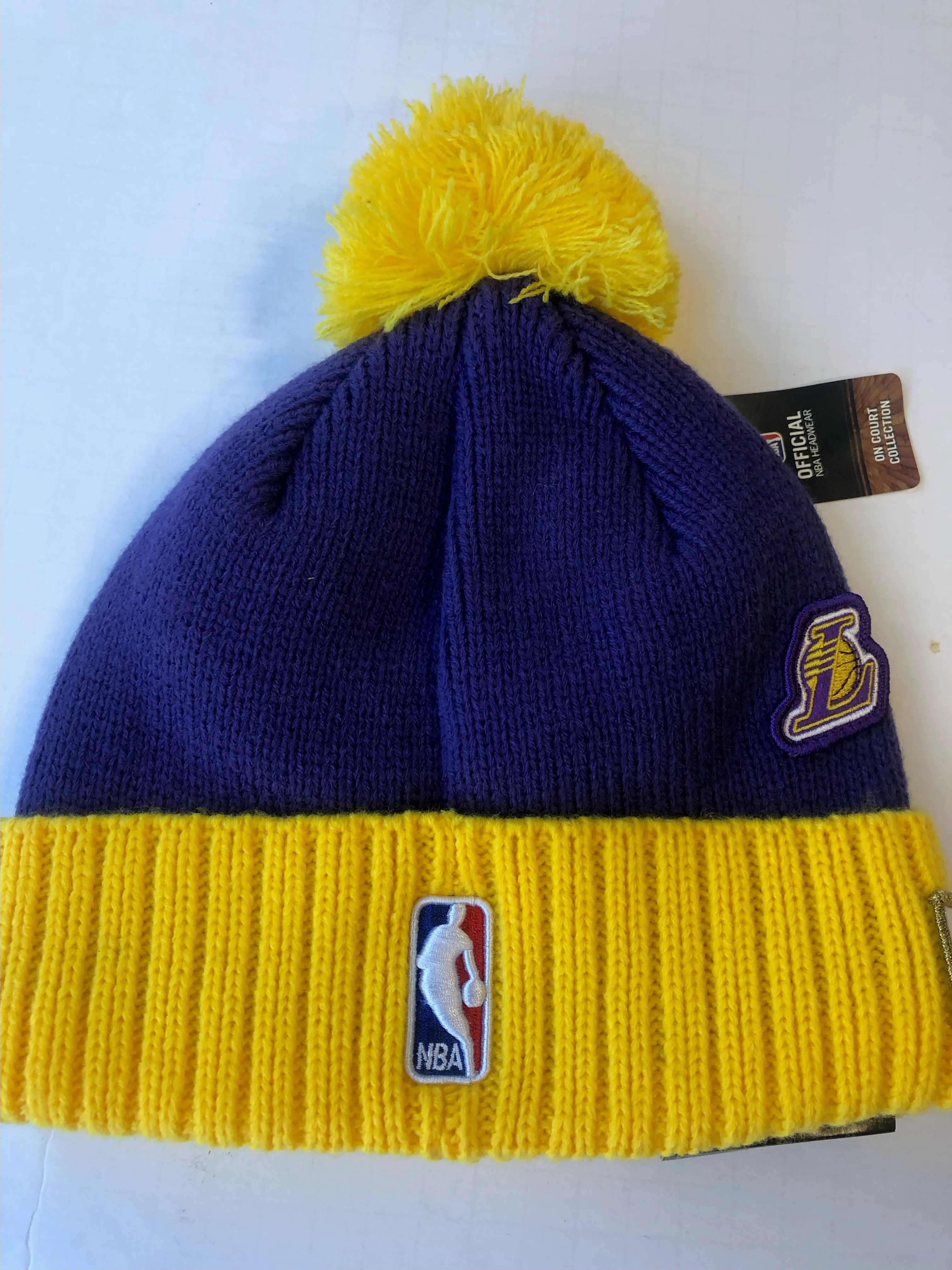 Los Angeles Lakers New Era NBA 2018 Draft Knit Winter Hat