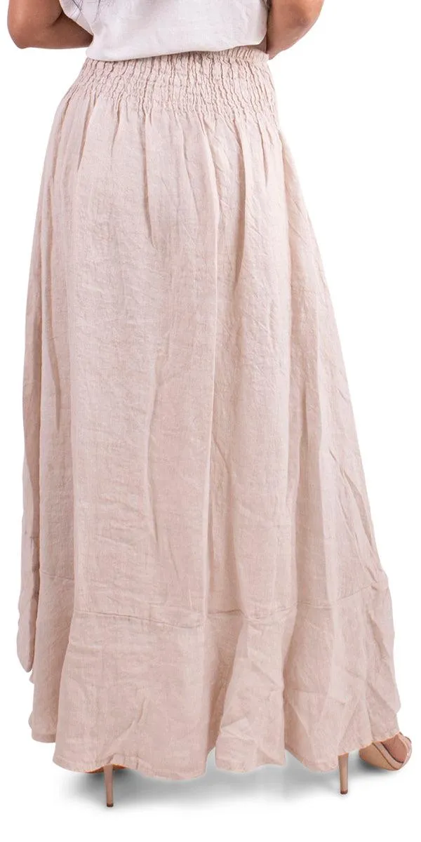 Magdalena Linen Skirt