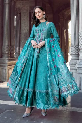 MARIA.B Linen Winter Collection – Teal DL-1105