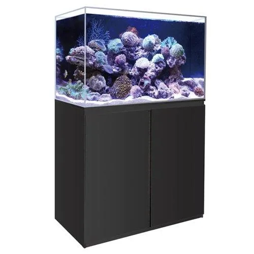 Marine Fish Tank, Sump & Cabinet - White / Black 460L - 120cm