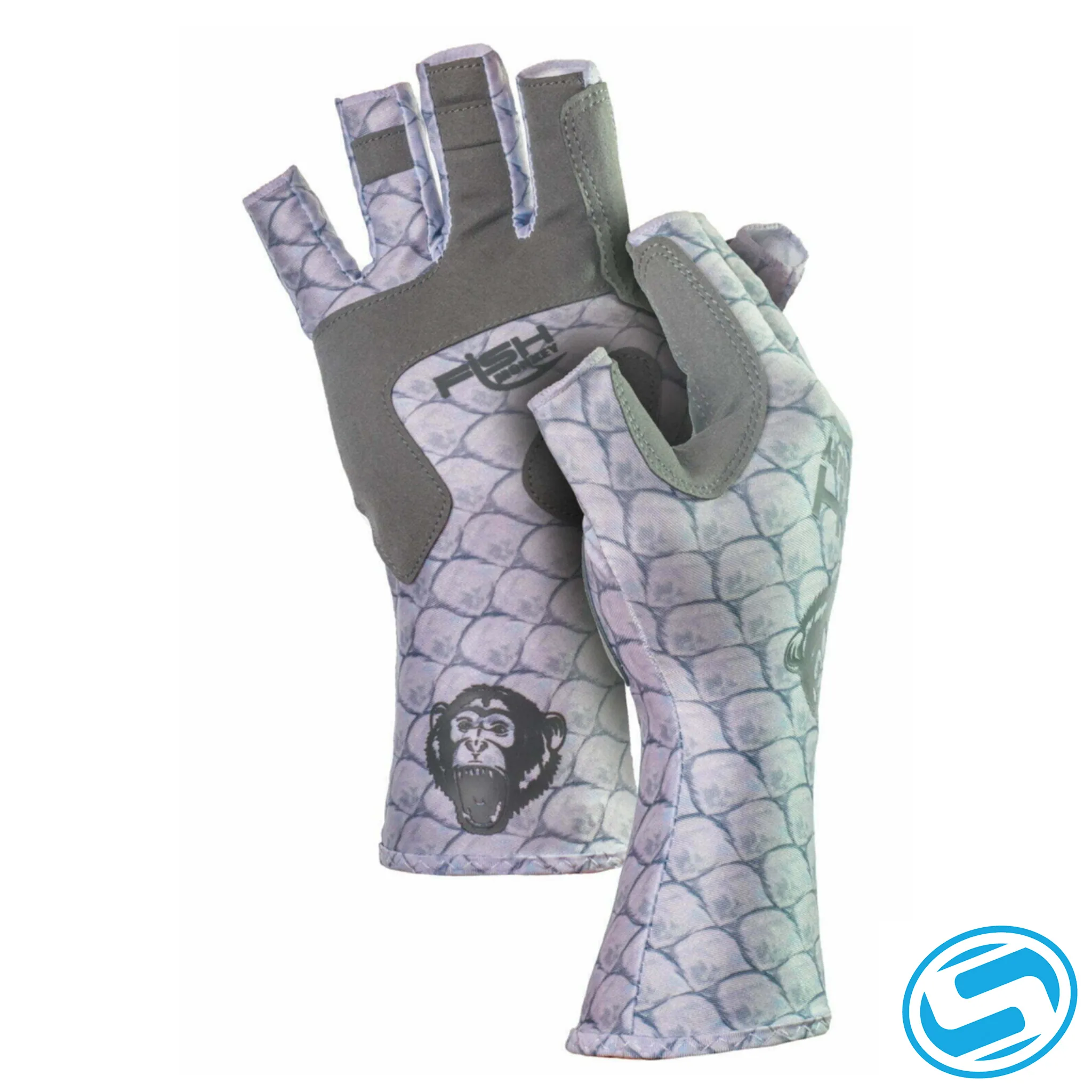 Men's Fish Monkey Half Finger Guide Glove