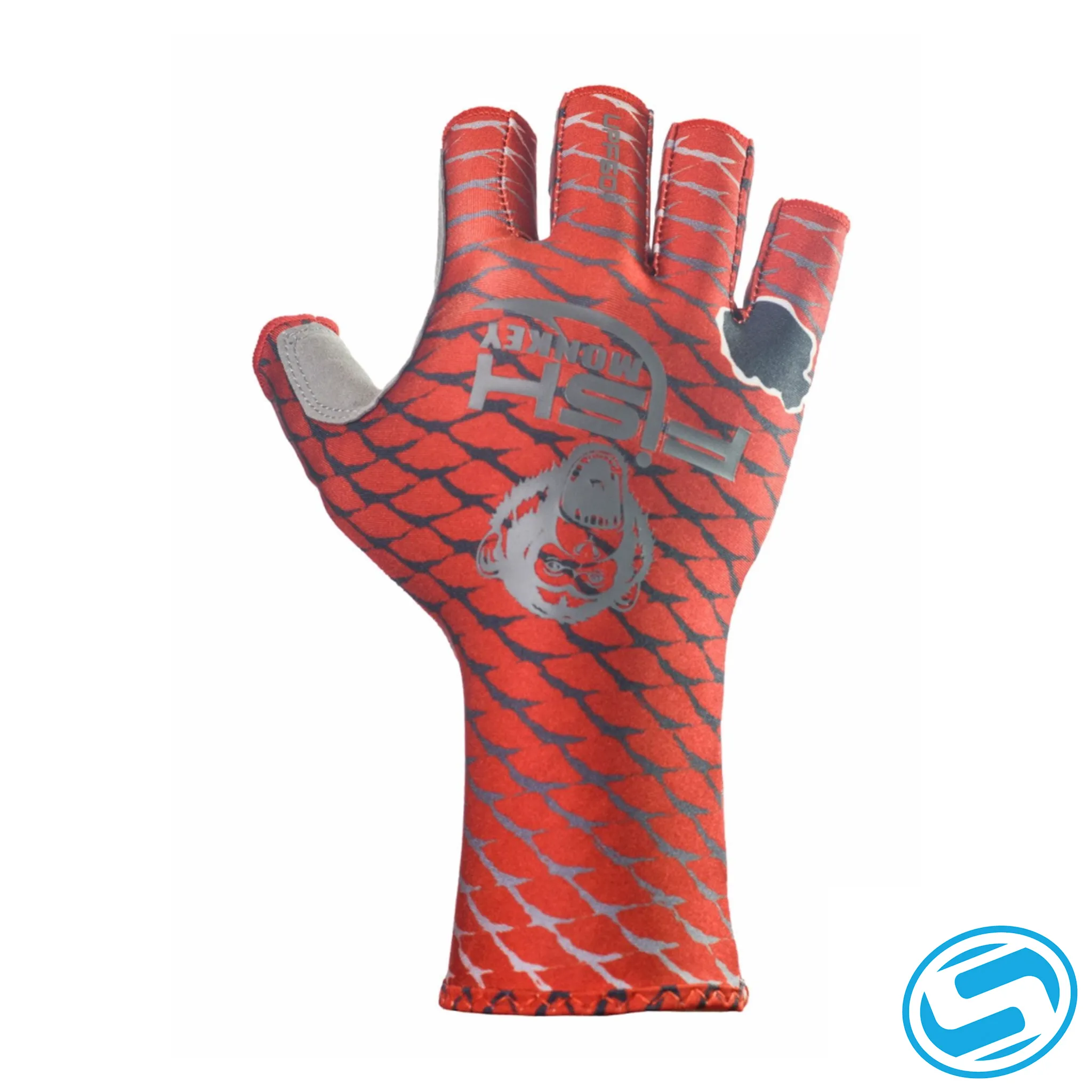 Men's Fish Monkey Half Finger Guide Glove