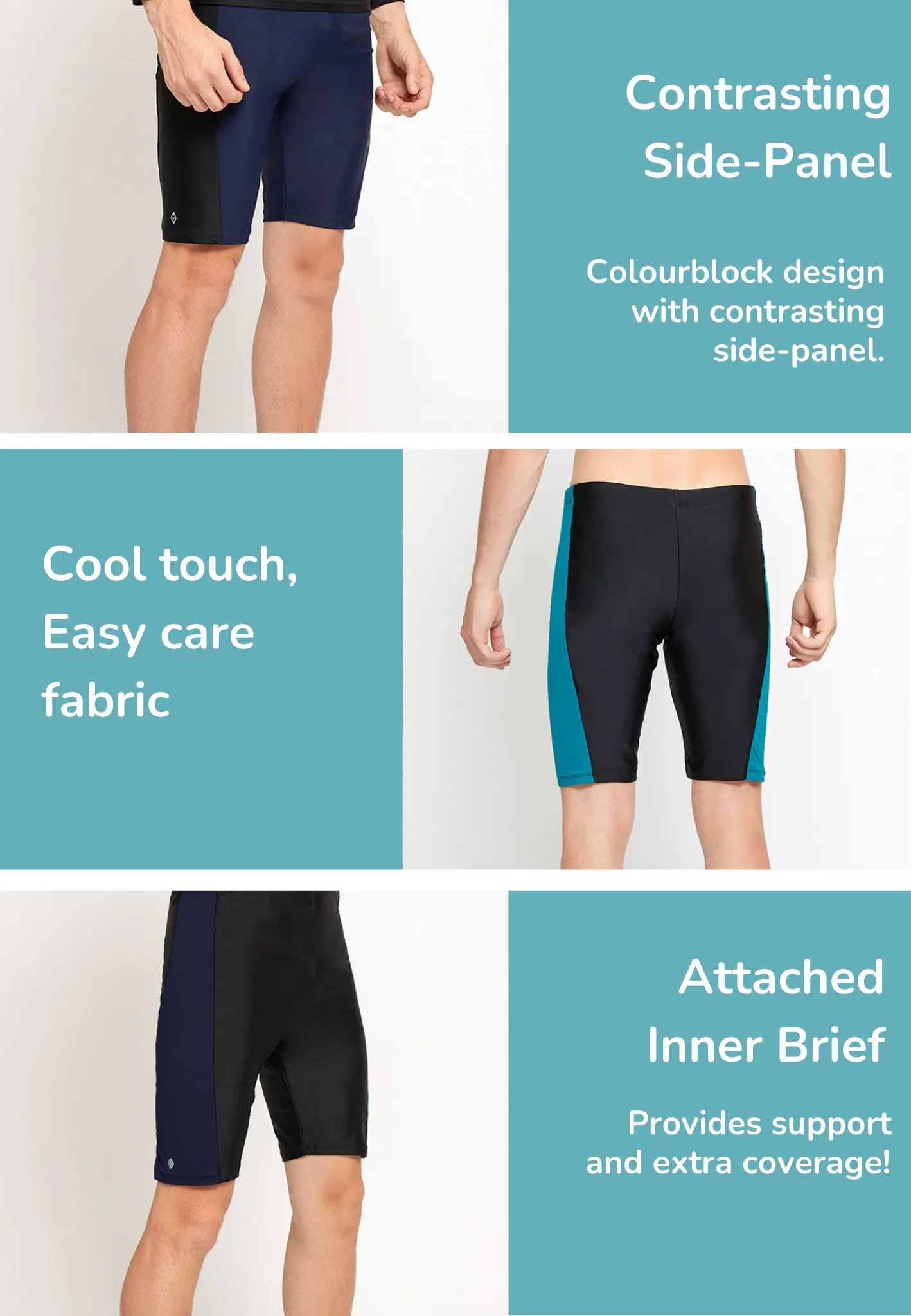 Men's Long-Jammers (Black)