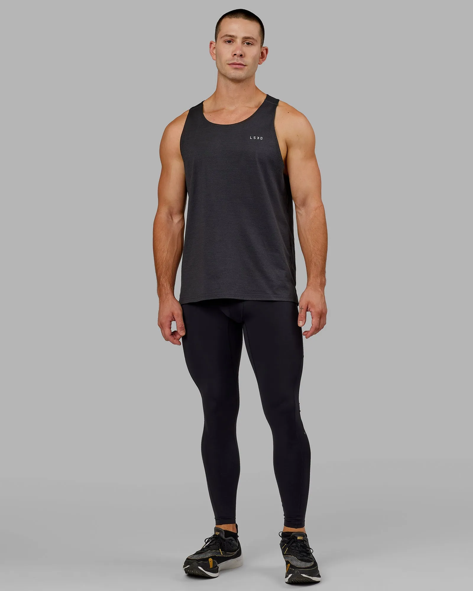 Mens Perform Full Length Tights - Black