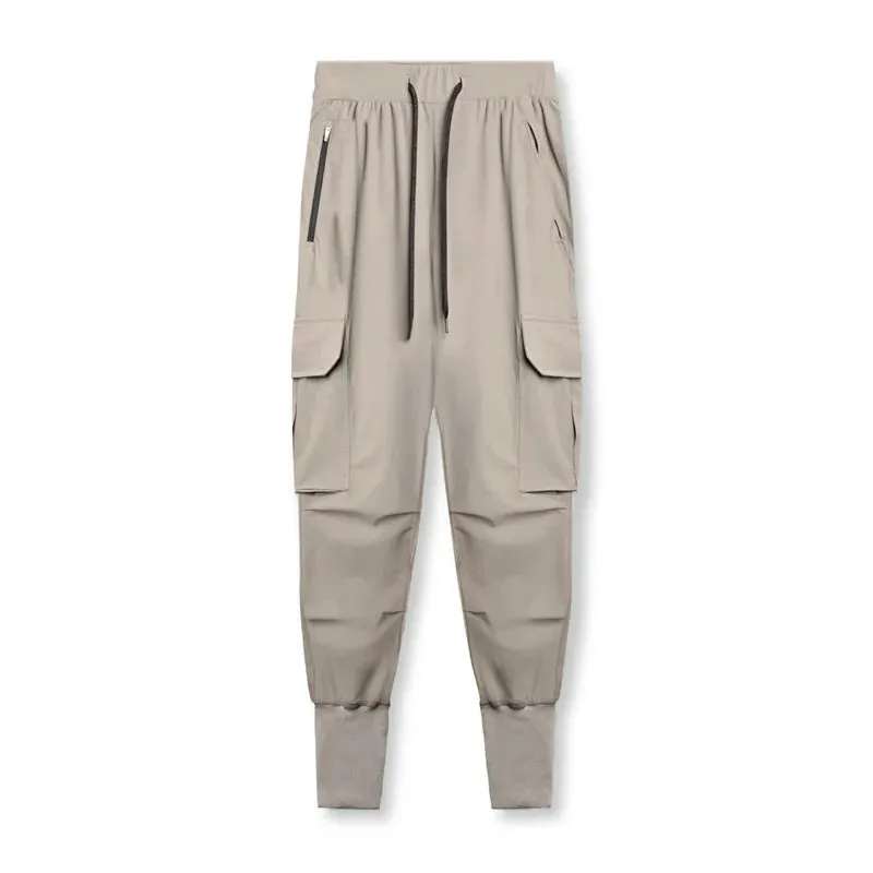 Men's Thin Loose Quick-Drying Elastic Leggings Cargo Pants