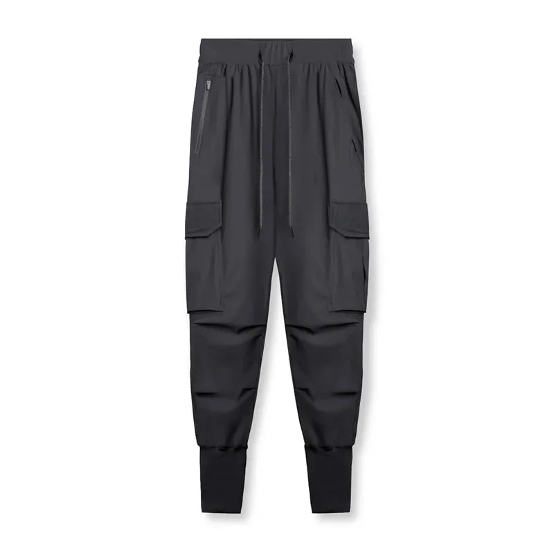 Men's Thin Loose Quick-Drying Elastic Leggings Cargo Pants