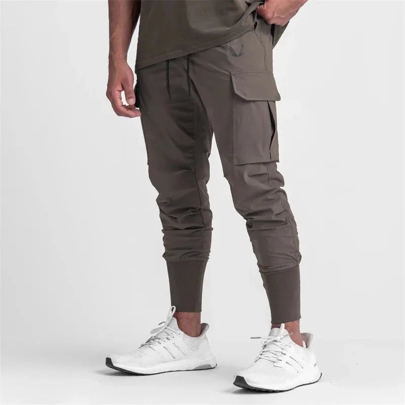 Men's Thin Loose Quick-Drying Elastic Leggings Cargo Pants