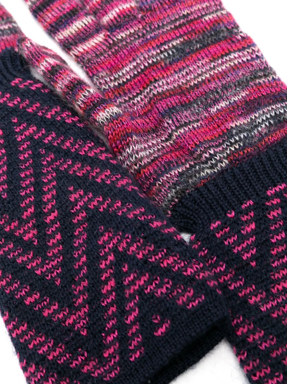 Missoni Gloves Fuchsia