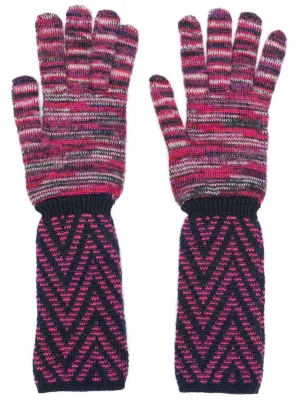 Missoni Gloves Fuchsia