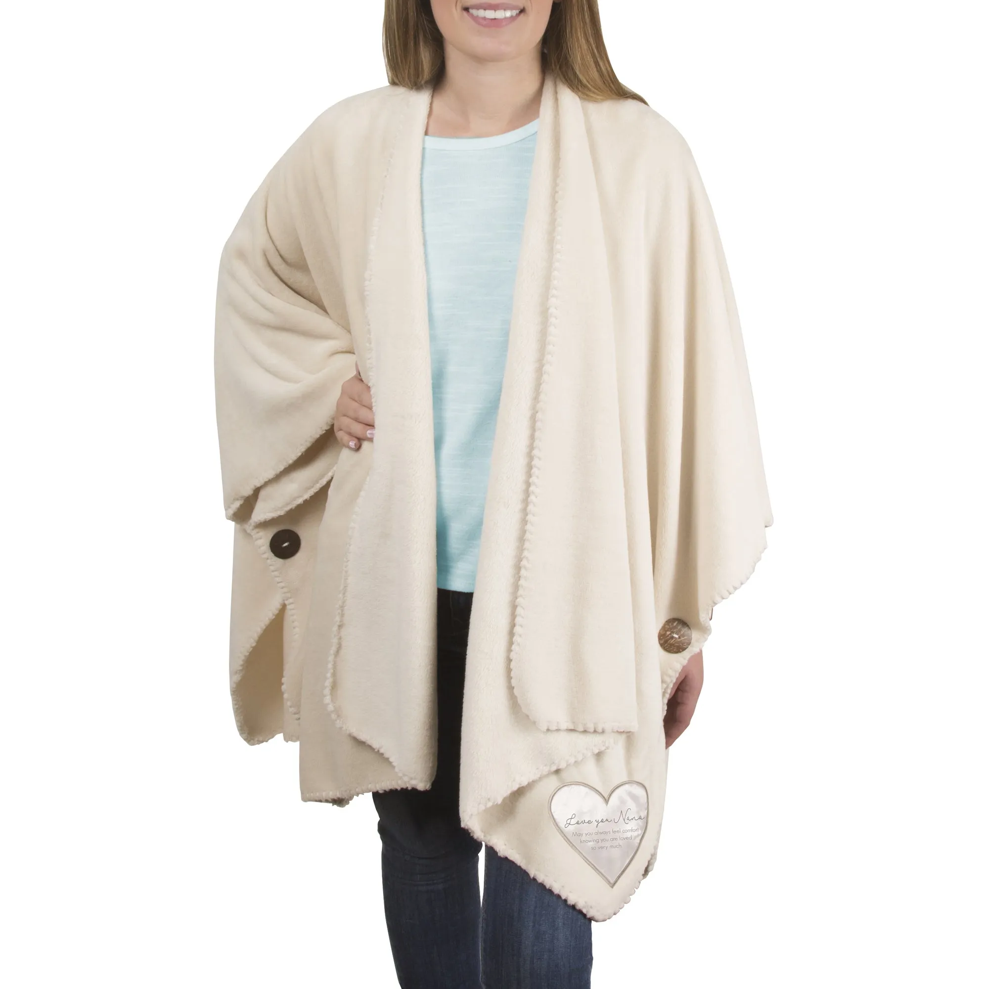 Nana 50" x 30" Royal Plush Comfort Shawl