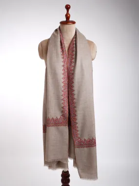 Natural Hand Kashmiri Embroidery Pashmina Shawl