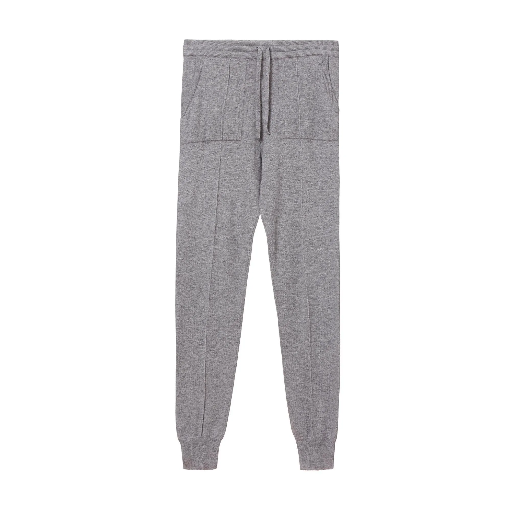 Nora Cashmere Joggers [Light grey]