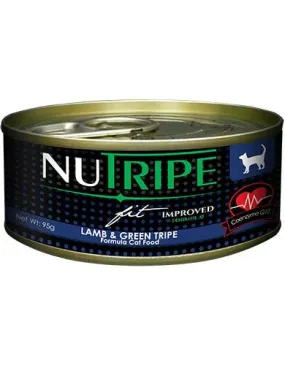 Nutripe Fit Lamb & Green Tripe with CoQ10 Cat Wet Food 95g