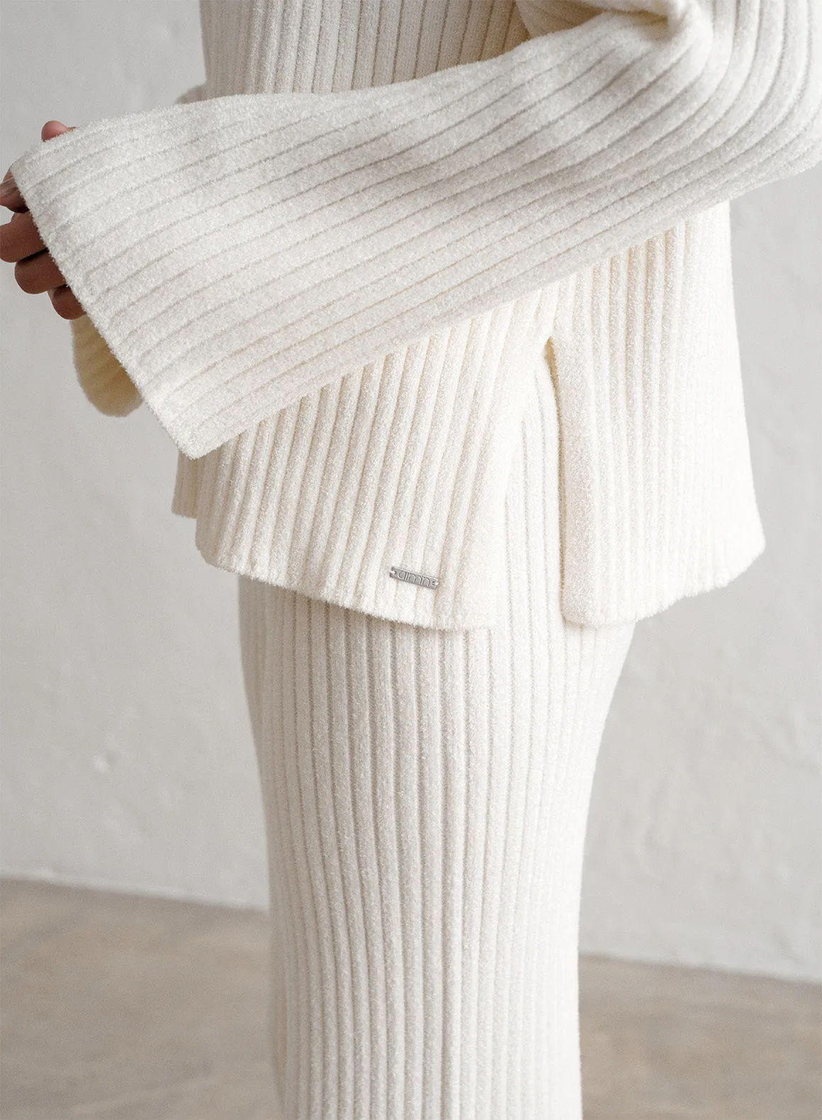 Off-White Rib Knit Sweater