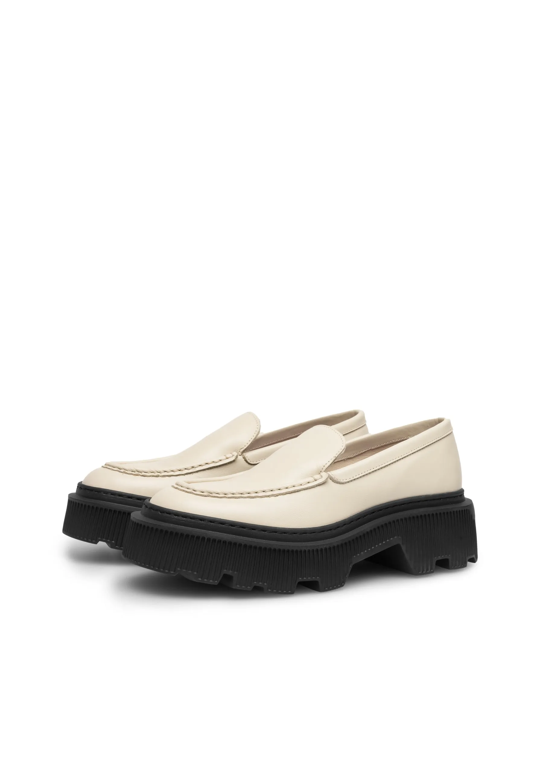 Penny Off White Chunky Loafers