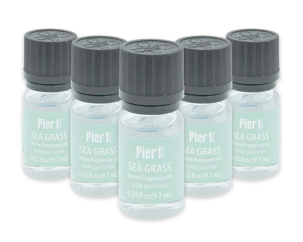 Pier 1 Set of 5 Sea Grass Fragrance Oils