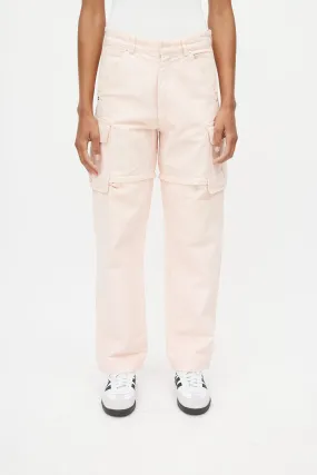 Pink Zip Off Cargo Pant