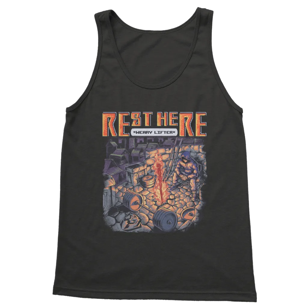 Rest Here Weary Lifter Tank