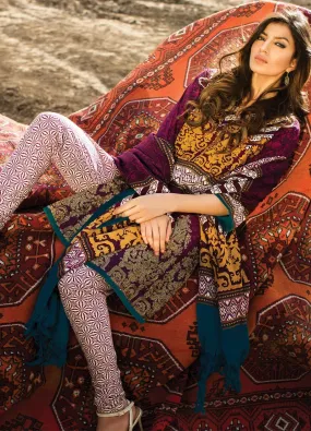 Sana Safinaz Winter Shawl Collection 2015 - 05B