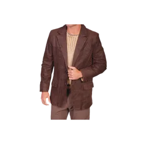 Scully Leathers Men's Brown Suede Sport Coat Frontier Blazer Suit