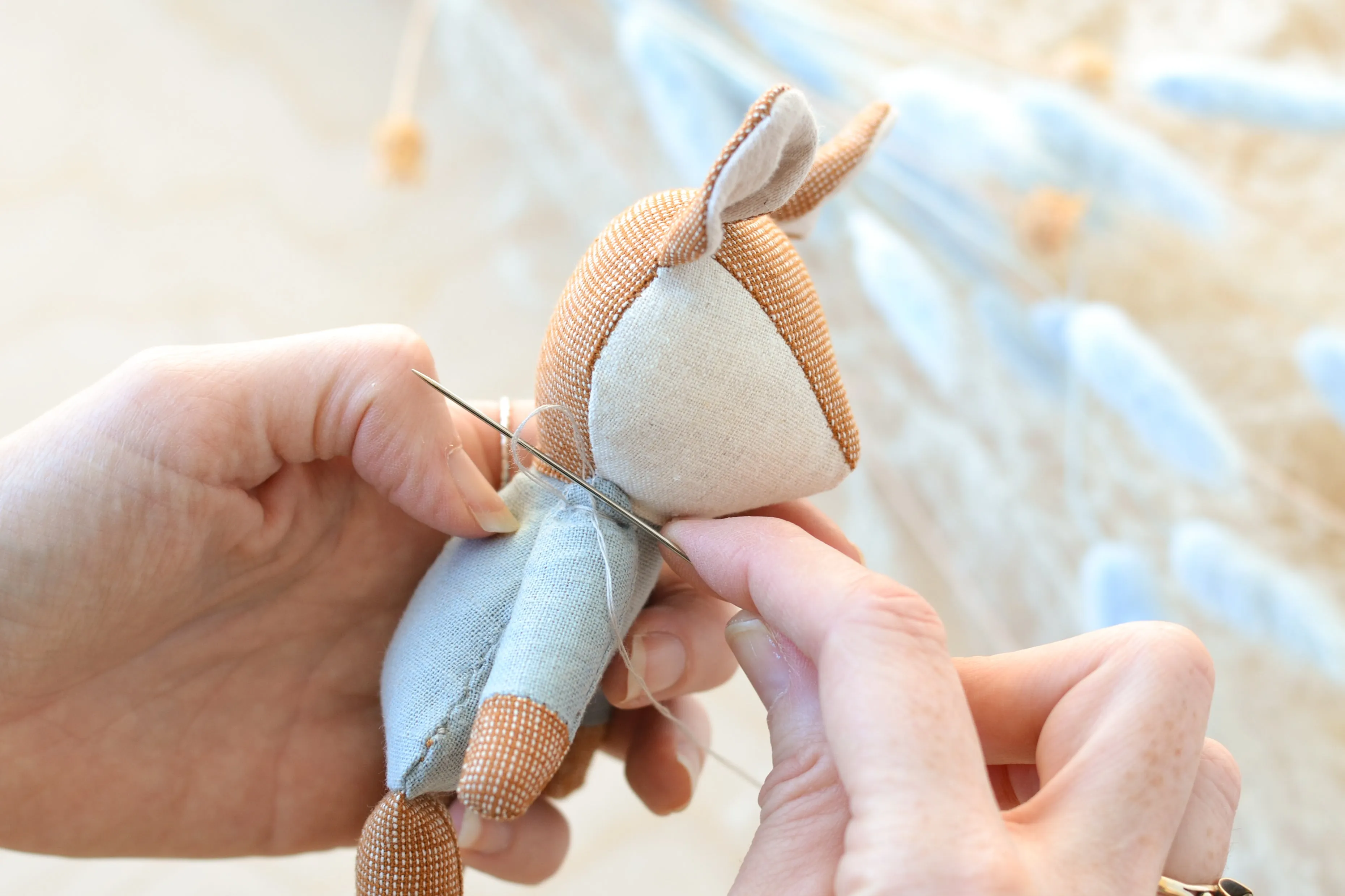 Sewing Pattern - Mini deer doll