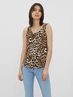 Simply Easy Tank Top - Leopard