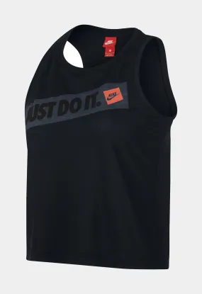 Sportswear JDI Womens Crop Tank (Black)