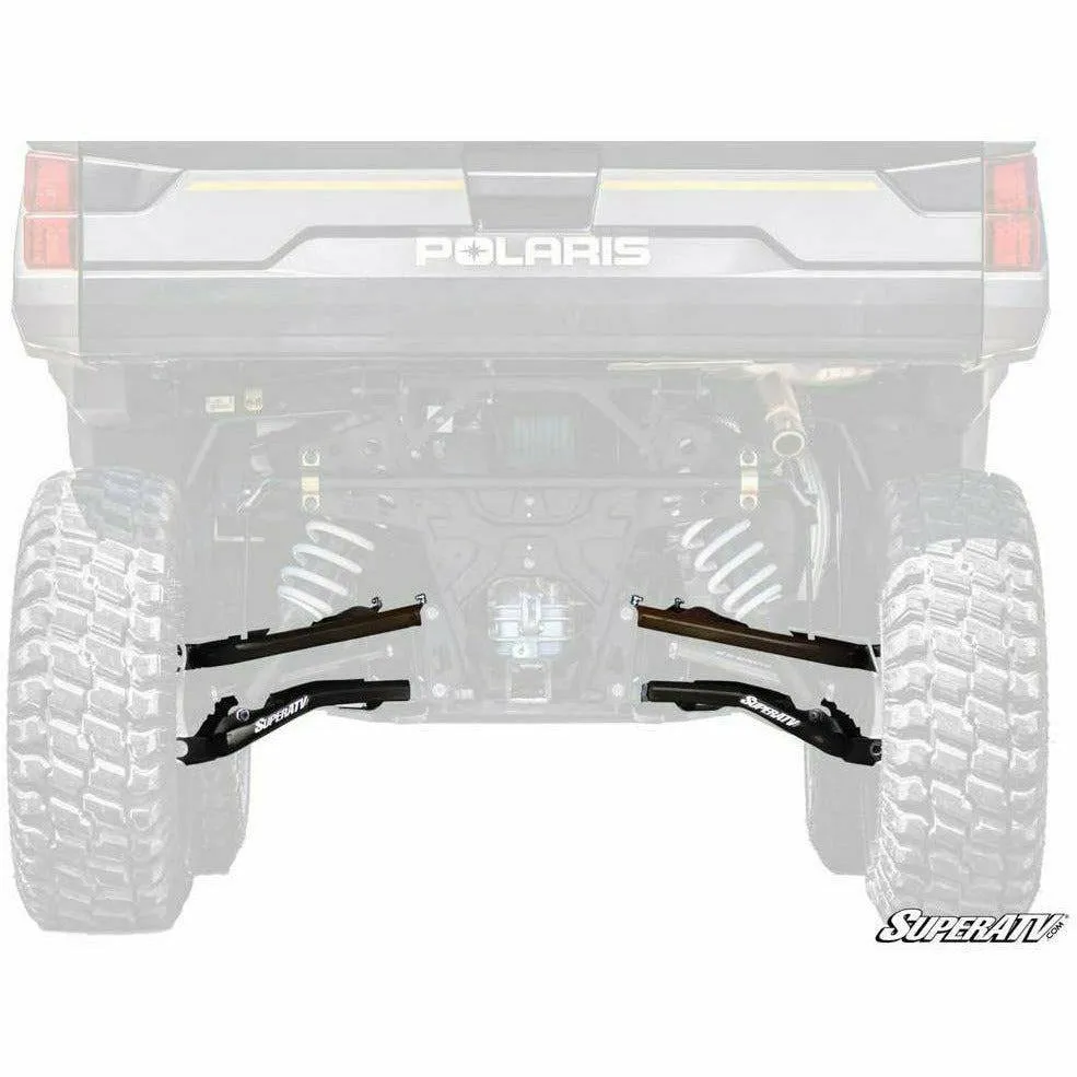 SuperATV Polaris Ranger 1000 High Clearance Rear Offset A-Arms