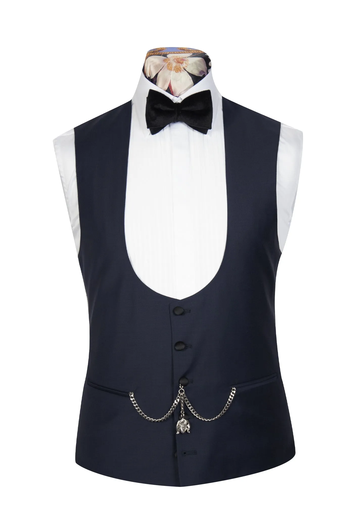 The Caedmon Classic Navy Shawl Dinner Suit