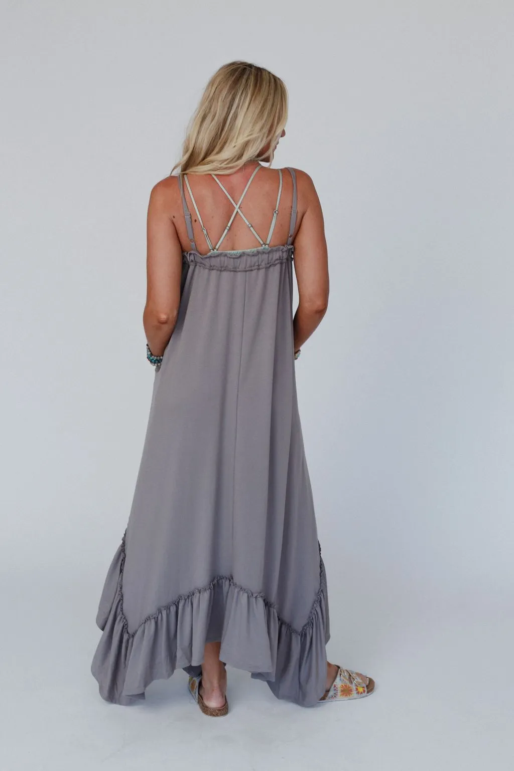 The Nest Heavenly Glow Maxi Dress - Mushroom