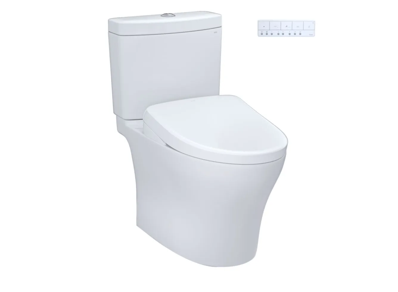 Toto Aquia IV - Washlet®  S7/S7A - Two-Piece Toilet - 1.28 & .9 Gpf - Universal Height