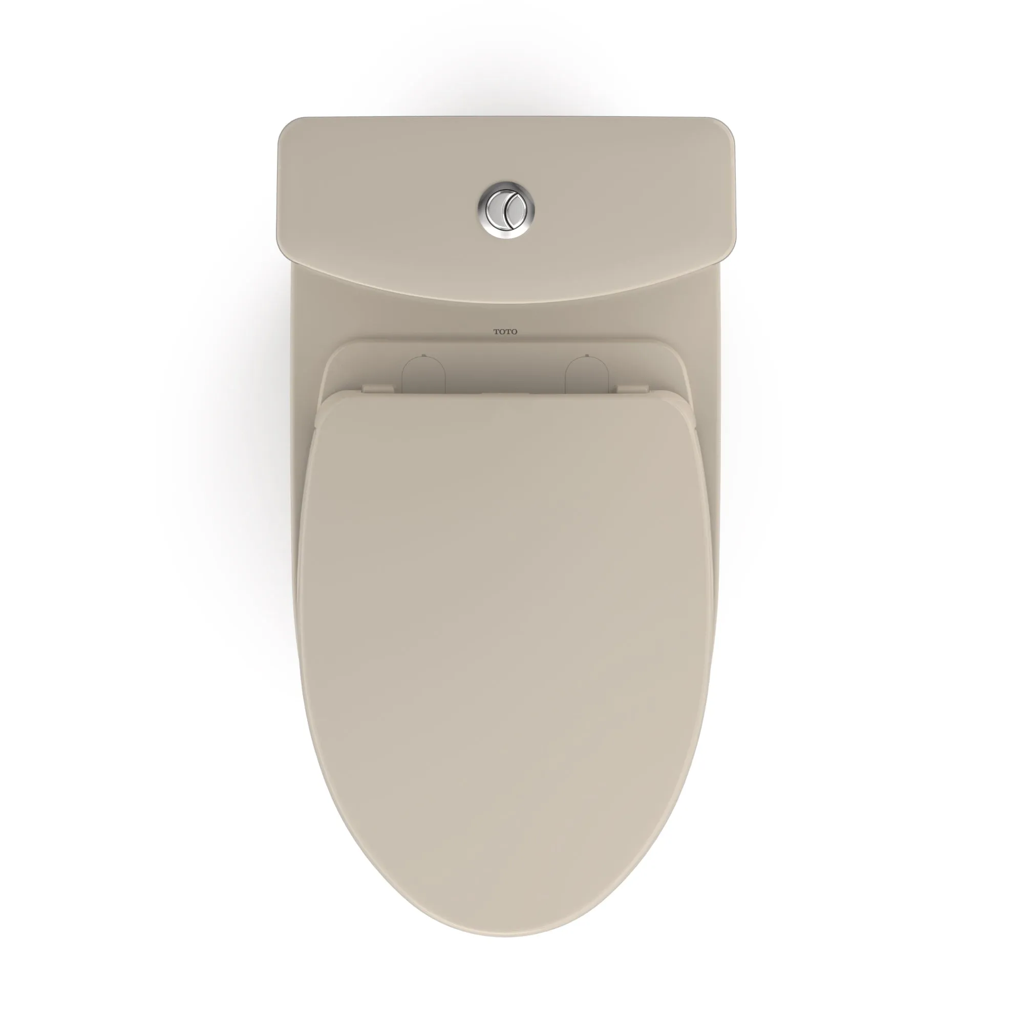 TOTO MS446124CEMGN#03 Aquia IV WASHLET  Two-Piece Dual Flush Toilet in Bone Finish