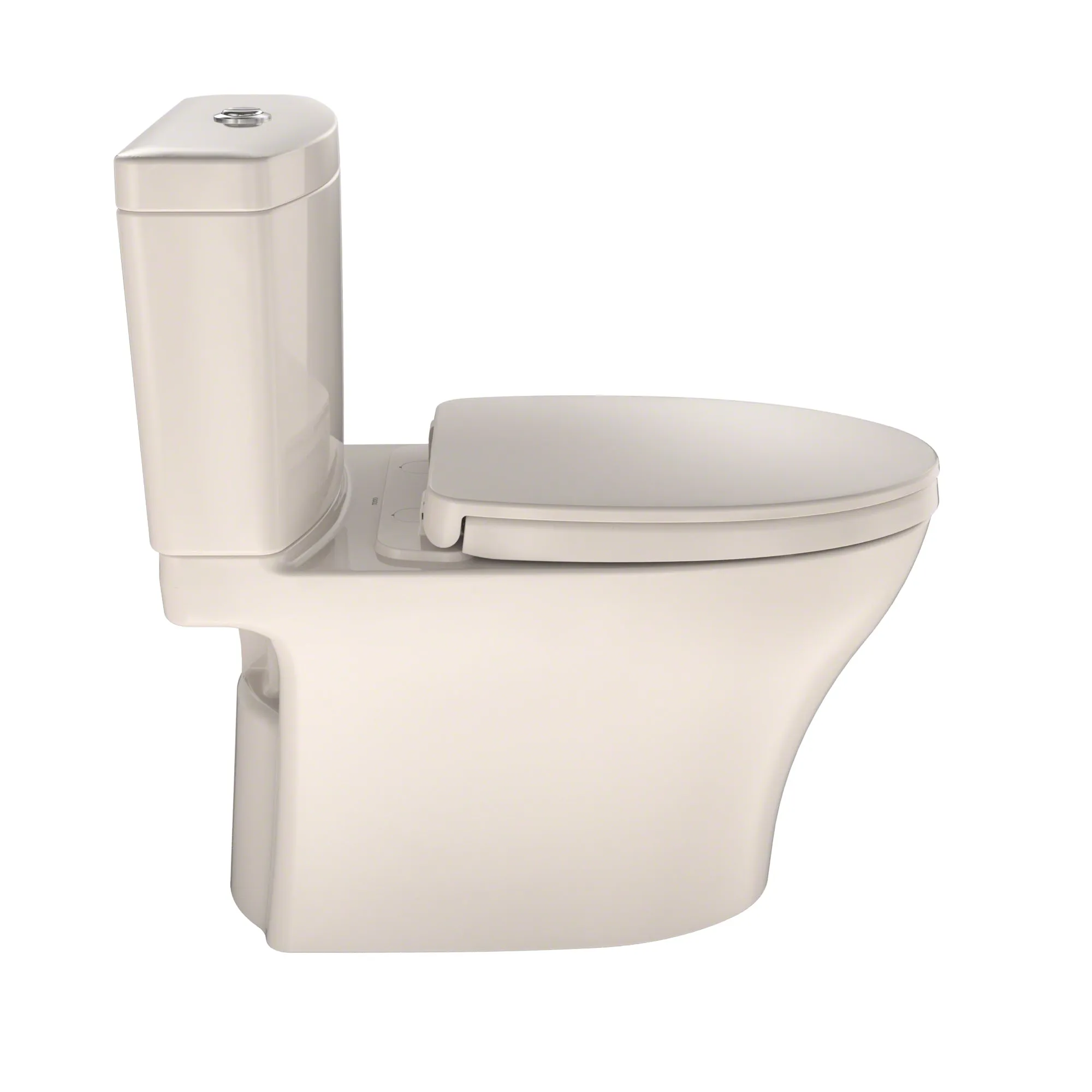 TOTO MS446124CEMGN#12 Aquia IV WASHLET  Two-Piece Elongated Dual Flush Toilet in Sedona Beige