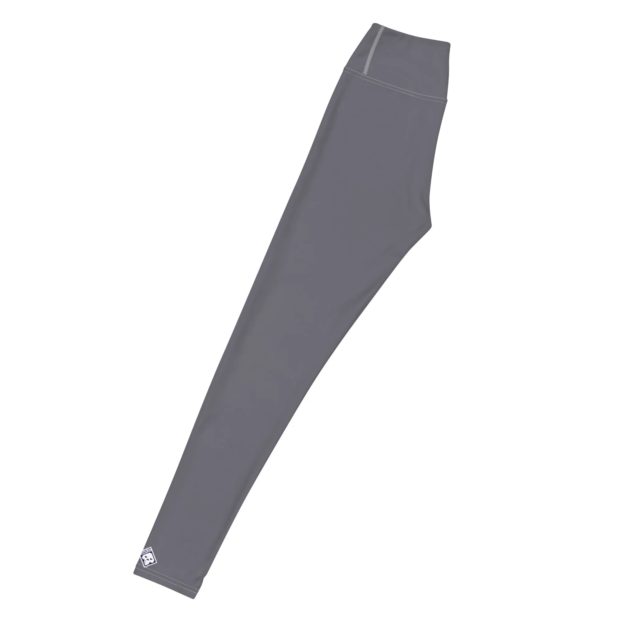 Urban Ease: Solid Color Workout Leggings for Women - Charcoal