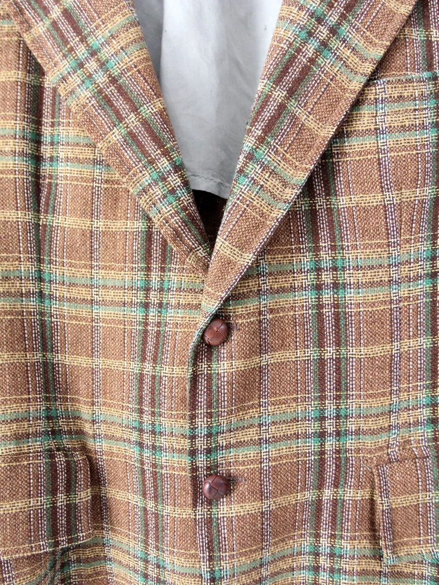 vintage 50s men's tweed sport coat