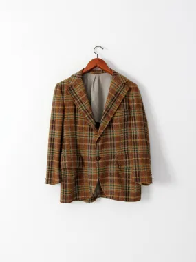 vintage 50s men's tweed sport coat