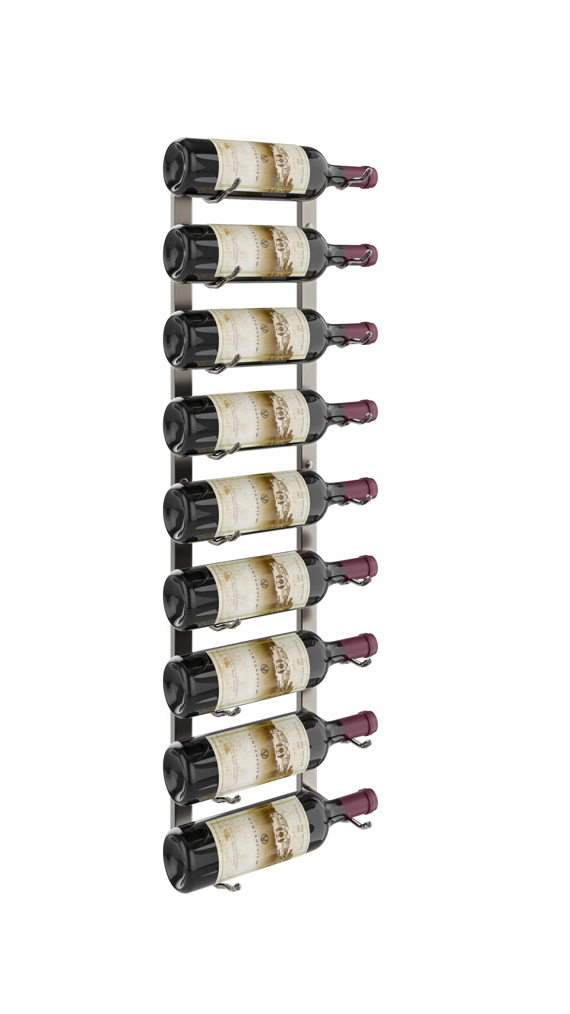 VintageView Wall Wine Racks 3' (9 to 27 bottles)