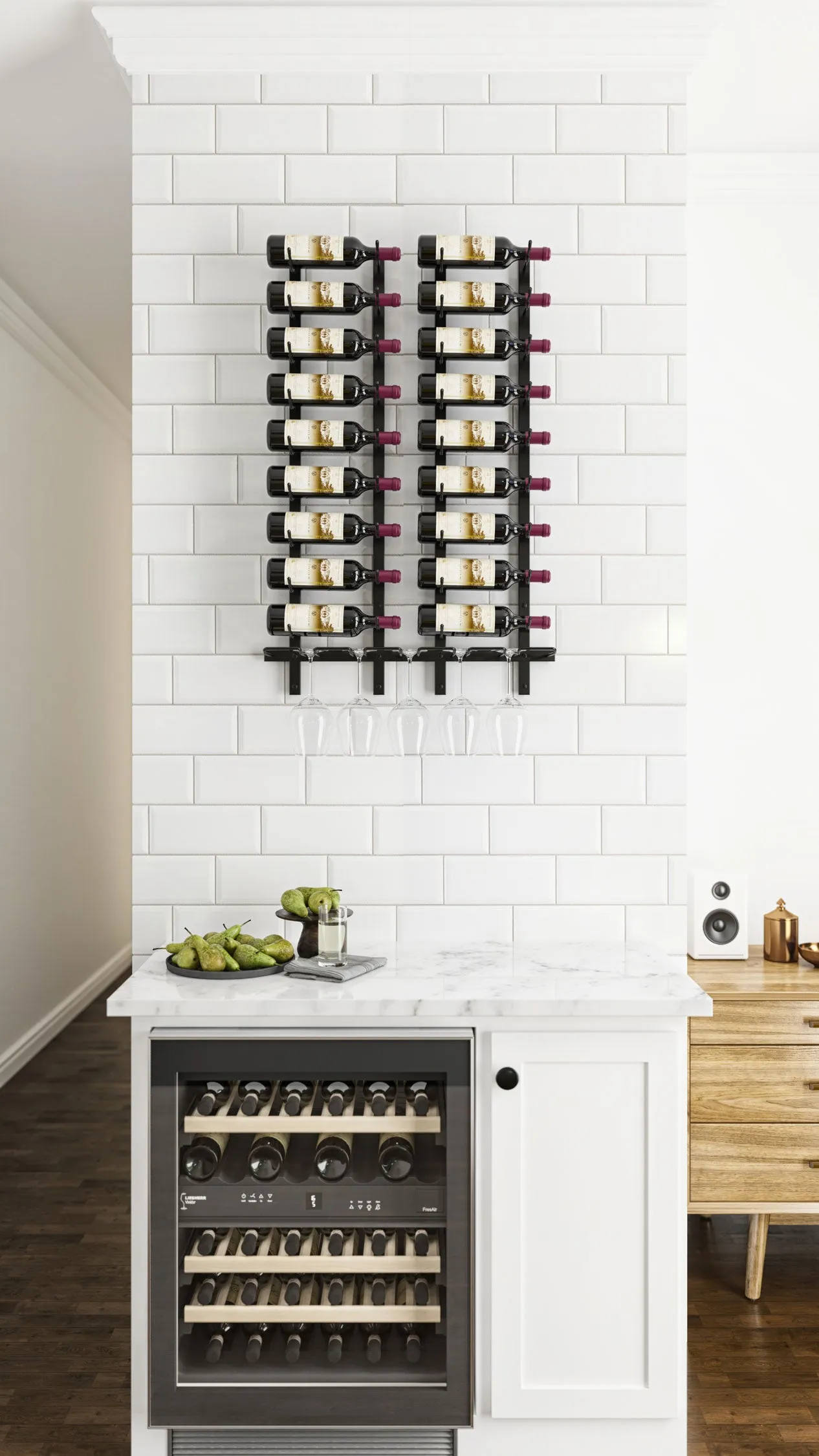 VintageView Wall Wine Racks 3' (9 to 27 bottles)