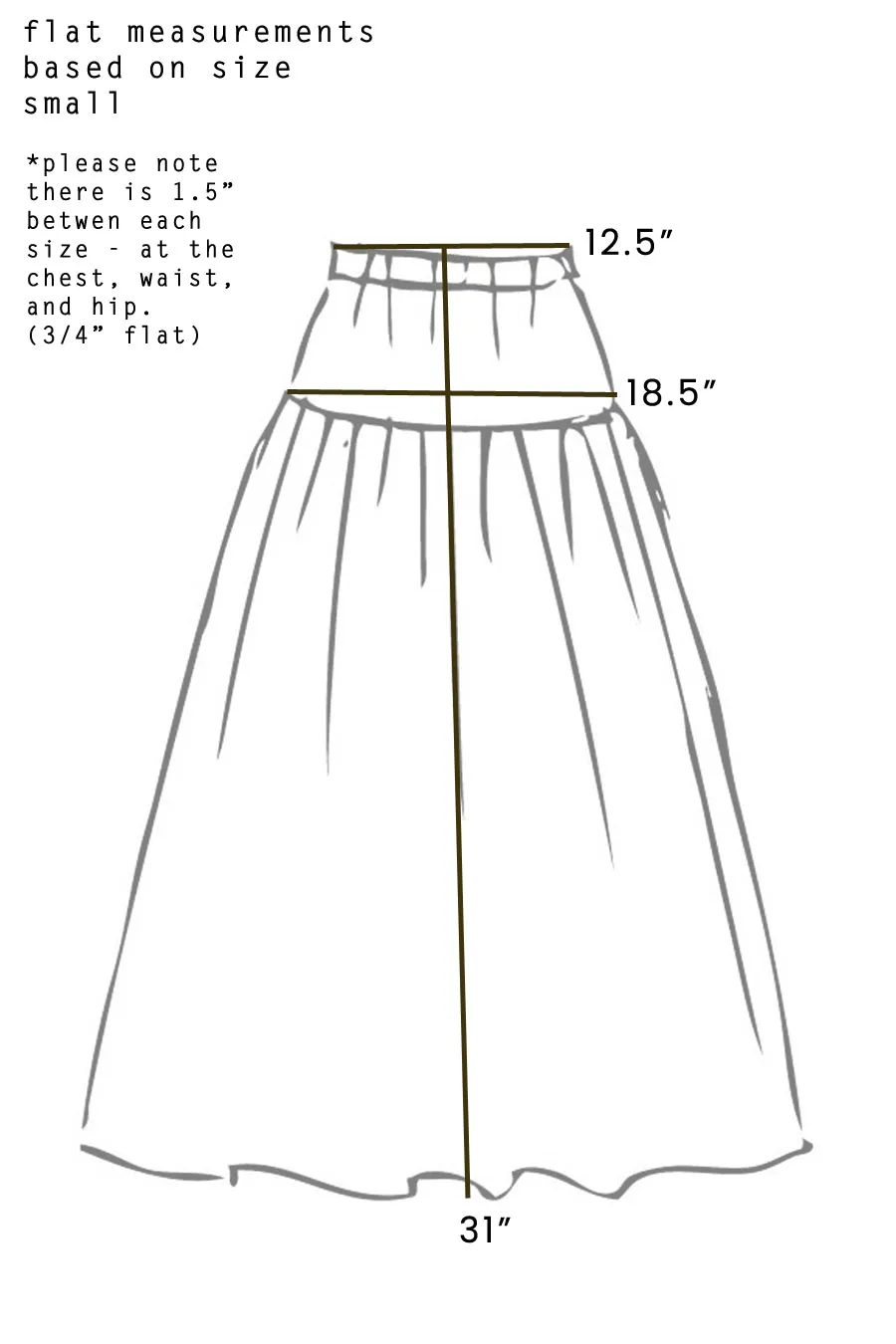 Voile Viv Skirt - rose - last one - small!